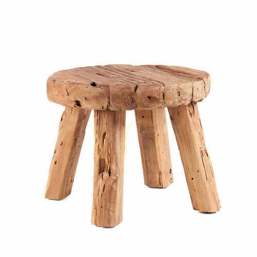 Verifica Masuta laterala BAZAR BIZAR Marabunta Rustic Collection Naturala 50x50x40 cm