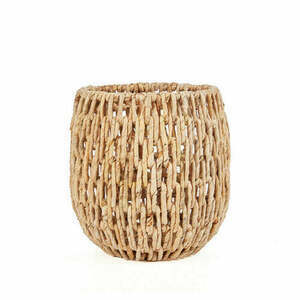 Coș împletit BAZAR BIZAR Louh Louh L, natur, 45x45x43 cm small 0
