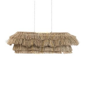 Lampă suspendată Nyang Nyang naturală, handmade, 140x71x48 cm small 5