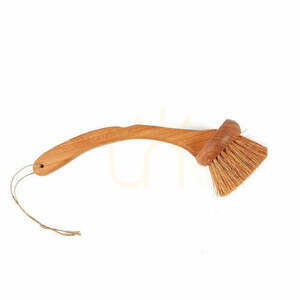 Perie de curățare Bazar Bizar Naan din lemn de tec, natur, 33 cm small 0