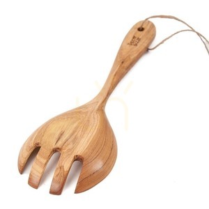 Furculiță de salată din lemn de teak, Teak Root Collection, 26 cm small 3