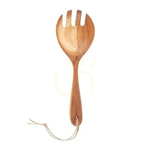 Furculiță de salată din lemn de teak, Teak Root Collection, 26 cm small 5