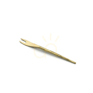 Furculiță pentru măsline aurie, 12 cm small 5