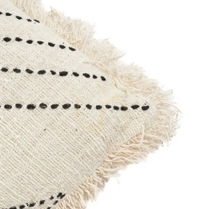 Husă pernă Tribal natural negru 50x50 cm small 2