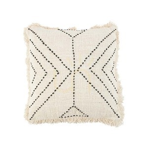 Husă pernă Tribal natural negru 50x50 cm small 8