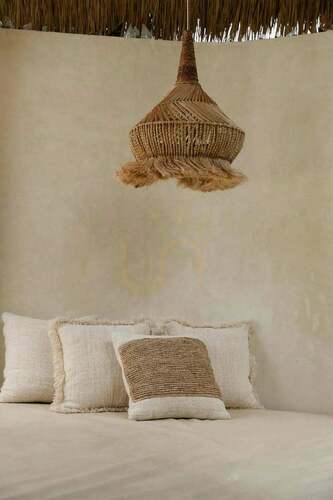 Verifica Husă de pernă rafie naturală 50x50 cm Raffia Collection