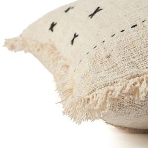 Husă pernă The French Kiss Natural Black 50x50 cm small 4