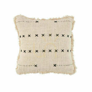 Husă pernă The French Kiss Natural Black 50x50 cm small 0
