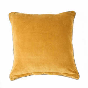 Husă pernă Velvet Crush muștar 50x50 cm small 5