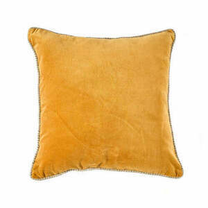 Husă pernă Velvet Crush muștar 50x50 cm small 0