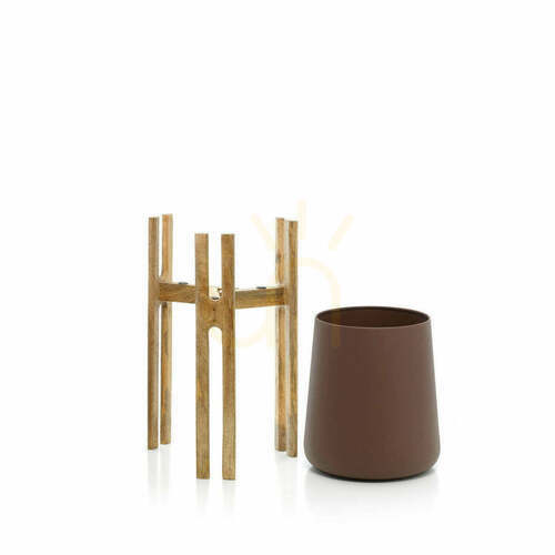 Verifica Ghiveci handmade rădăcină bifurcată maro natural M Planters