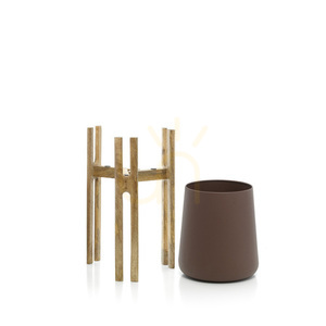 Ghiveci handmade rădăcină bifurcată maro natural M Planters small 6