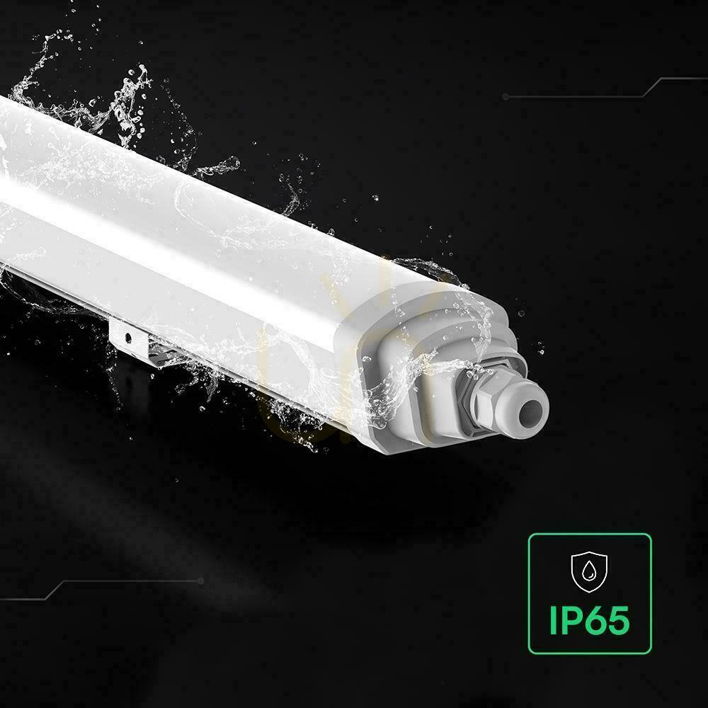 Spectacol V-TAC CREE CHIP GT-serie 150cm 48W 120Lm/W LED corp de iluminat ermetic VT-12049 6500K 5760lm 6 ani garanție V-TAC CREE CHIP GT-serie 150cm 48W 120Lm/W LED corp de iluminat ermetic VT-12049 6500K 5760lm 6 ani garanție