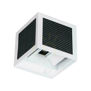 V-TAC solar/USB corp de iluminat de perete 9W LED COB cub alb 10x10cm IP65 senzor de mișcare VT-408CCT 900lm small 0