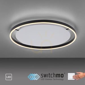 Plafond RITUS 15392-13 Antracit 1xLED small 12