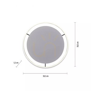 Plafond RITUS 15392-13 Antracit 1xLED small 16