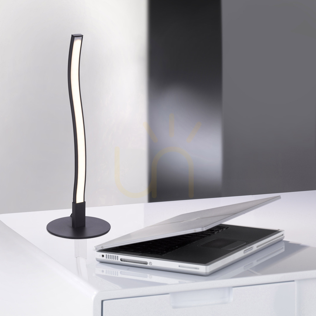 previzualizare Lampă de masă WAVE 15128-18 negru 1xLED Lampă de masă WAVE 15128-18 negru 1xLED