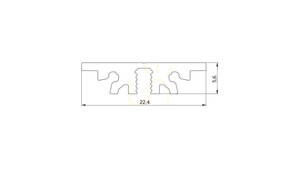 Profil LED LUMINES SOLVIA negru anodizat 2,02 m (10-1892-20) small 1