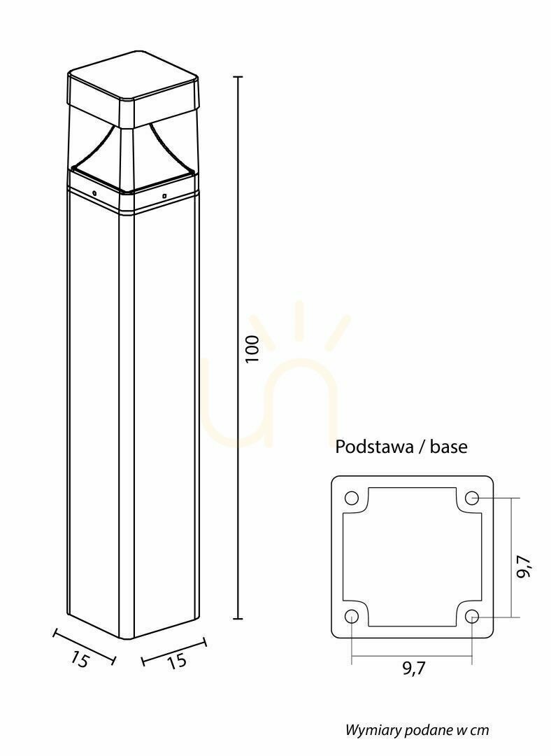 Verifica SU-MA BAREL antracit LED 100 cm BKW-1000 stâlp de lumină solidă SU-MA BAREL antracit LED 100 cm BKW-1000 stâlp de lumină solidă