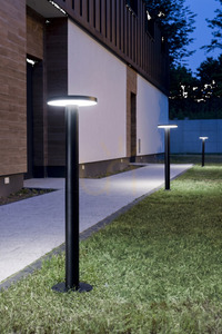 Stâlpișor LED de grădină SU-MA RONDO II RO-420 negru 42 cm 12 W CCT small 3