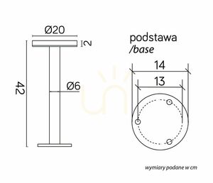 Stâlpișor LED de grădină SU-MA RONDO II RO-420 negru 42 cm 12 W CCT small 4