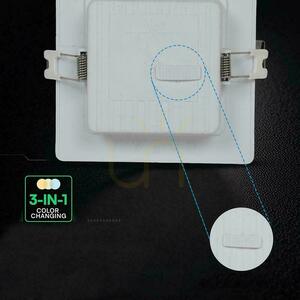 V-TAC 18W LED CREE CHIP panou downlight încastrat pătrat 295x295mm VT-61024CCT 2640lm 6 ani garanție small 2