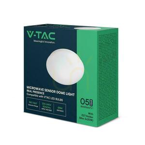 Plafonieră plafondier E27 V-TAC alb rotund fi28cm IP44 cuptor cu microunde senzor de mișcare VT-8178 5 ani garanție small 3