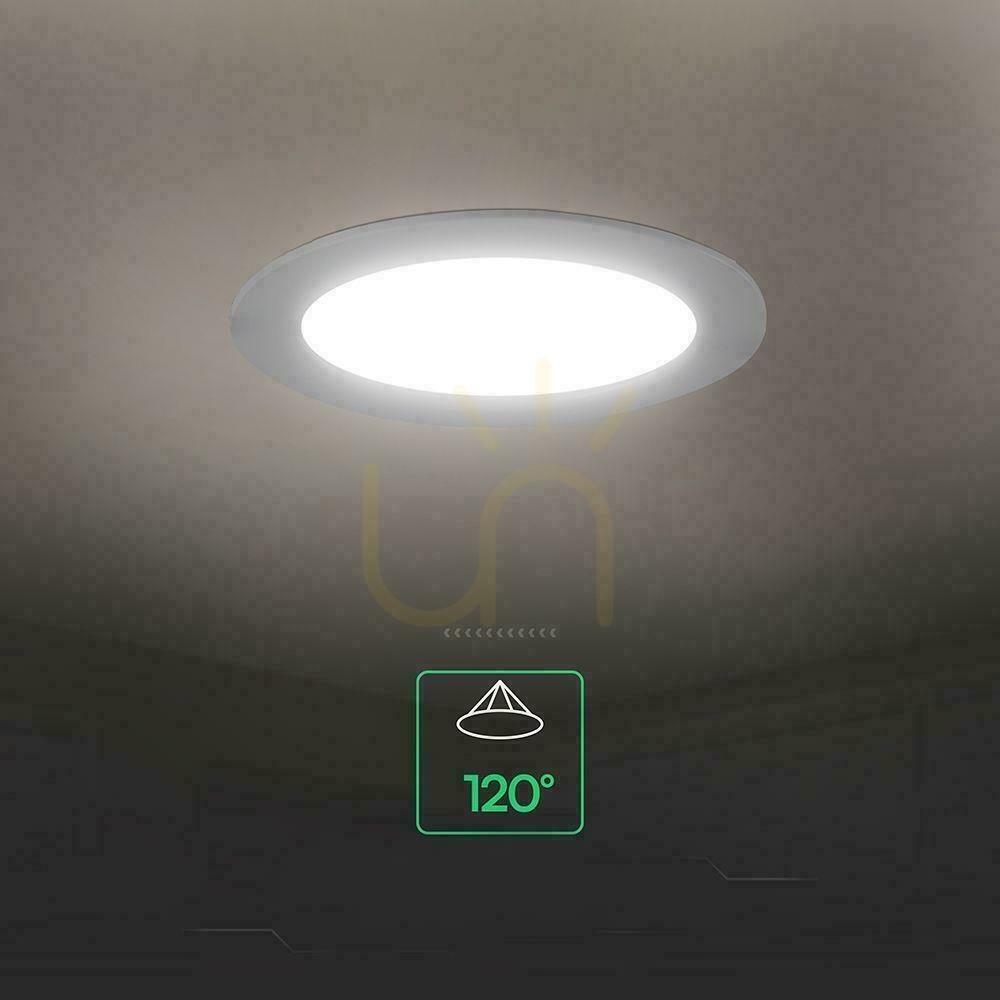 Vedere V-TAC 6W LED CREE CHIP panou downlight încastrat rotund 120x28mm VT-61006CCT 630lm 6 ani garanție V-TAC 6W LED CREE CHIP panou downlight încastrat rotund 120x28mm VT-61006CCT 630lm 6 ani garanție