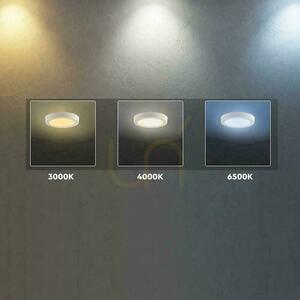 V-TAC 6W LED CREE CHIP downlight panou de suprafață rotund 121x30mm VT-60006CCT 630lm 6 ani garanție small 3