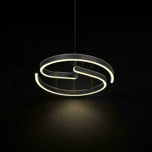 Verifica V-TAC corp de iluminat suspendat 25W LED spirală fi40cm negru VT-84045 4000K 3250lm