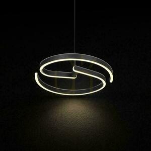 V-TAC corp de iluminat suspendat 25W LED spirală fi40cm negru VT-84045 4000K 3250lm small 1