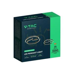 V-TAC corp de iluminat suspendat 25W LED spirală fi40cm negru VT-84045 4000K 3250lm small 2