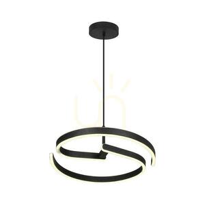 V-TAC corp de iluminat suspendat 25W LED spirală fi40cm negru VT-84045 4000K 3250lm small 0