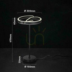 Lumină de noapte de masă 25W ghidon fi30cm negru VT-84047 4000K 3250lm 1 Lumină de noapte de masă 25W ghidon fi30cm negru VT-84047 4000K 3250lm small 1