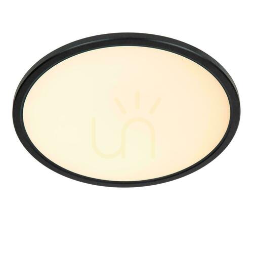 Verifica Plafonieră LED Lucide Castor neagră 32 cm IP44 20W 07120/22/30