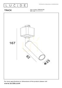 Spot pentru șină Lucide TRACK KEONI negru G9 monofazat 09961/01/30 small 5