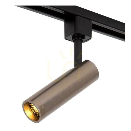 Verifica Spot pe șină Lucide TRACK gri aluminiu MR11 1-fază 22975/01/15