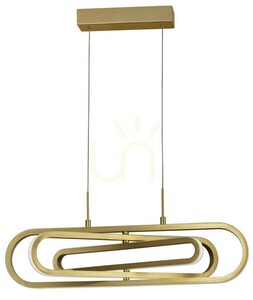 Lampă suspendată LED HOYO Luces Exclusivas LE41399 auriu 64 cm small 0