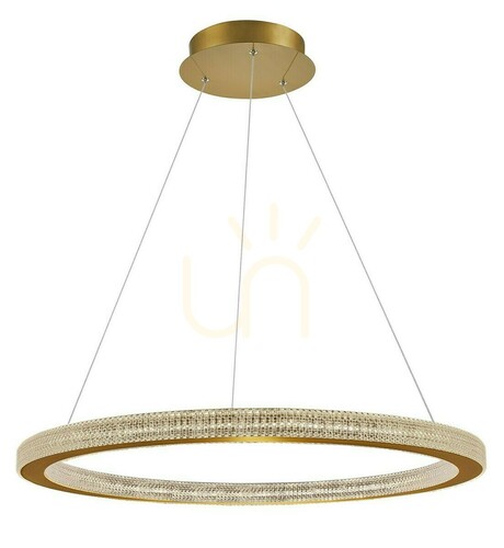 Verifica Lampă suspendată Luces Exclusivas MONTT LE41696 aurie LED 80 W 80 cm