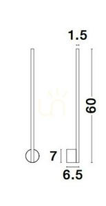 Lampa de perete TUNJA de Luces Exclusivas LE42605 small 4