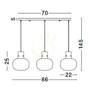 PADRE Luces Exclusivas Lampă suspendată LE42630 small 5