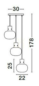 PADRE Luces Exclusivas Lampă suspendată LE42634 small 5