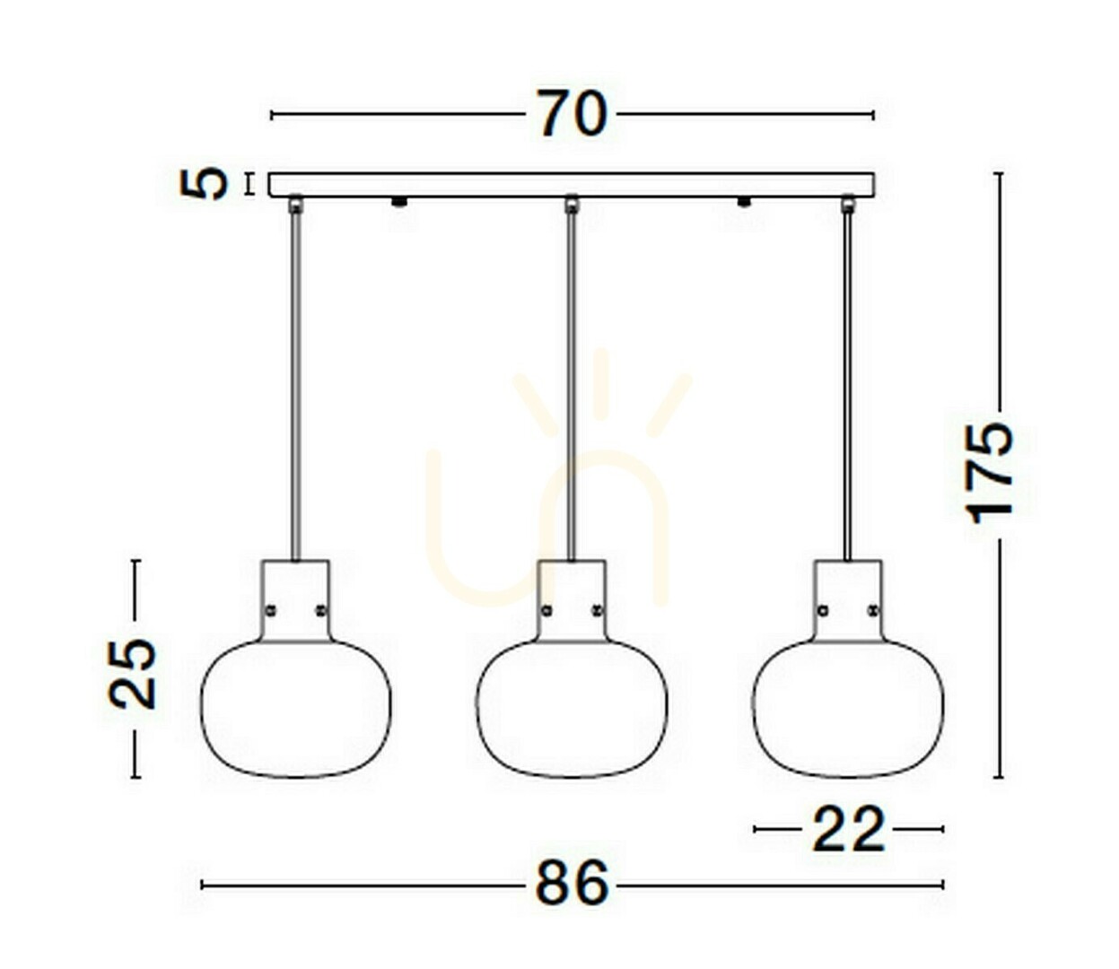 Spectacol PADRE Luces Exclusivas Lampă suspendată LE42635 PADRE Luces Exclusivas Lampă suspendată LE42635