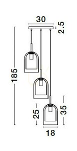 BONAO Luces Exclusivas Lampă suspendată LE42640 5 BONAO Luces Exclusivas Lampă suspendată LE42640 small 5