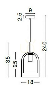 BONAO Luces Exclusivas Lampă suspendată LE42642 5 BONAO Luces Exclusivas Lampă suspendată LE42642 small 5