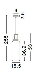 BANES Luces Exclusivas Lampă suspendată LE42652 small 5