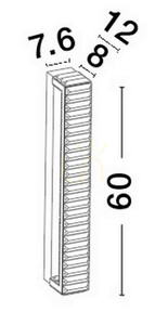 BAUTA lampă de perete de Luces Exclusivas LE42673 small 5