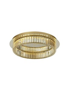Plafonieră BAUTA Luces Exclusivas aurie cu cristale LED 40W 2505lm 3500K 60cm LE42679 small 0