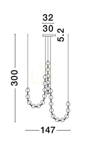 CANA Luces Exclusivas Lampă suspendată LE42697 small 5