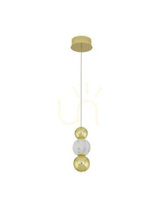 Pendul LED auriu PONCE Luces Exclusivas LE42699, 6 W small 0